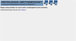 Desktop Screenshot of ornithologie-nuthe-nieplitz.de